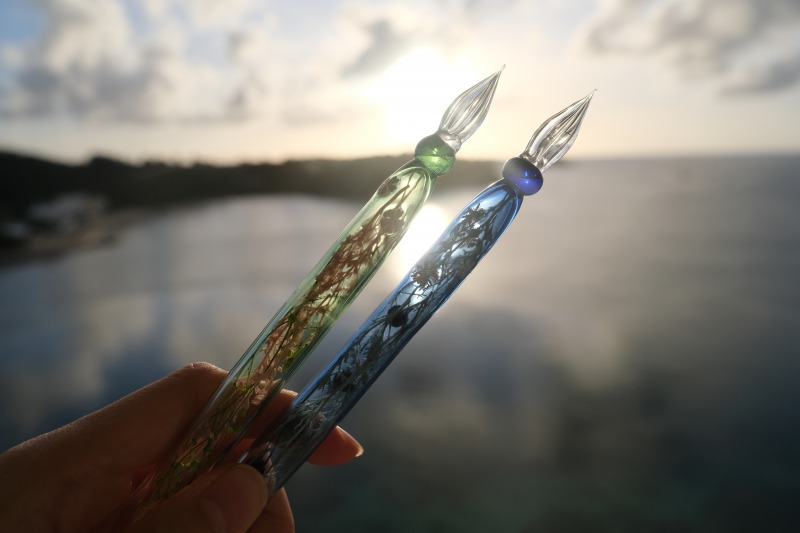 六花月朧ガラスペン